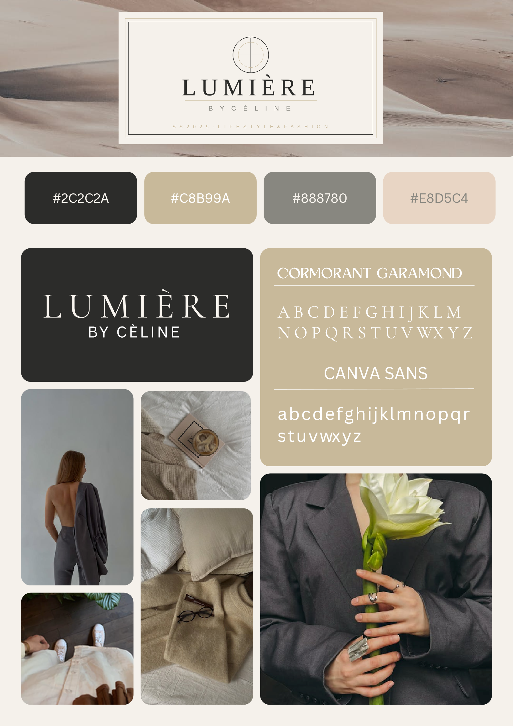 Lumière by Céline brand kit